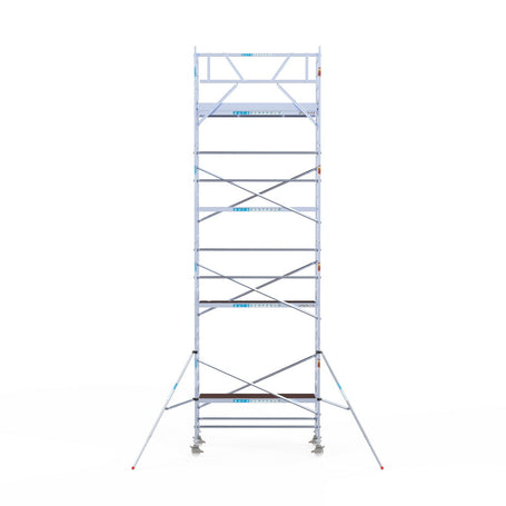Rolsteiger Original  90x250 9,2m werkhoogte carbon vloer tegen de gevel