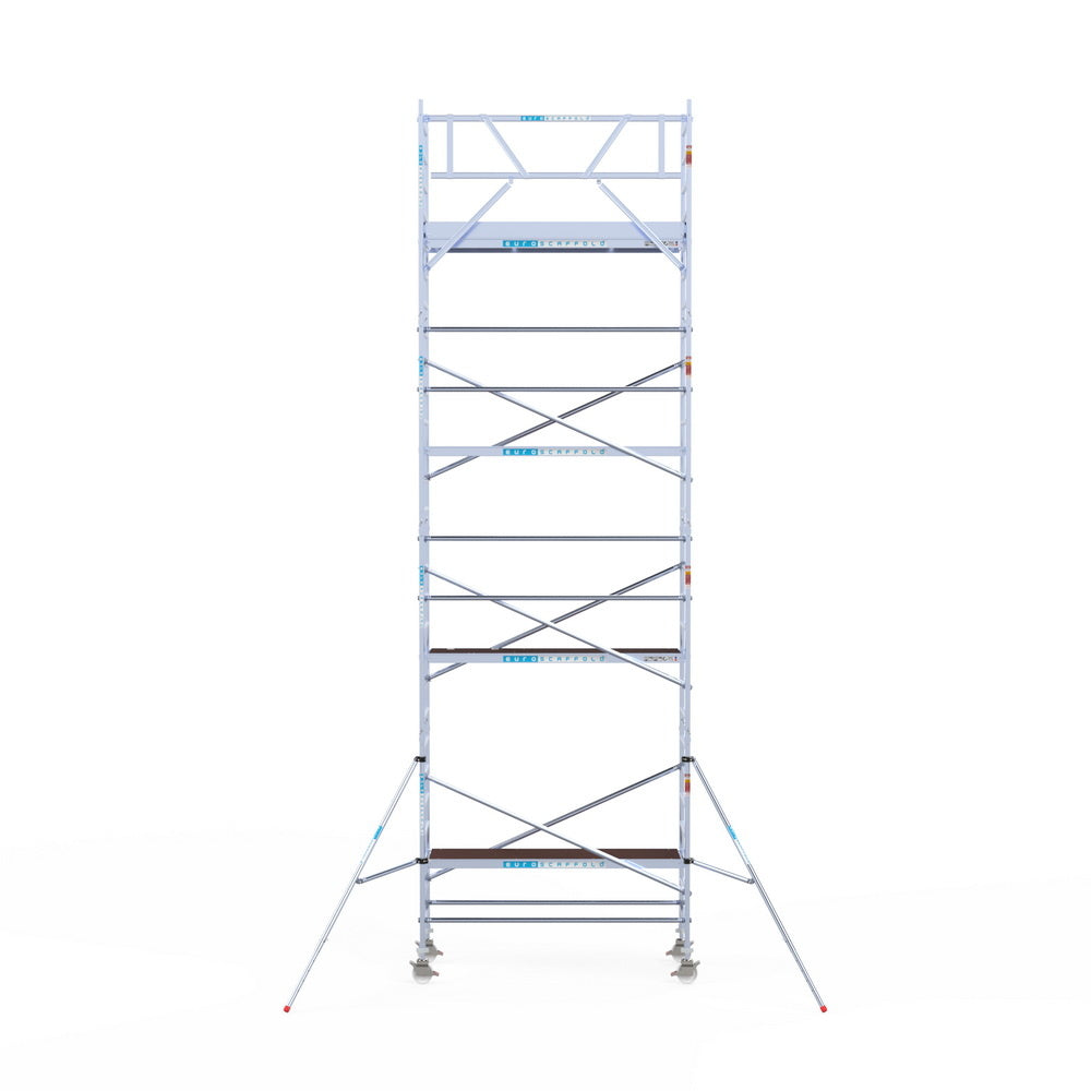 Rolsteiger Original  90x250 9,2m werkhoogte carbon vloer tegen de gevel