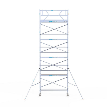Rolsteiger Original  90x305 10,2m werkhoogte carbon vloer tegen de gevel