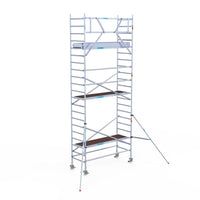 Rolsteiger Original  90x250 7,2m werkhoogte carbon vloer tegen de gevel