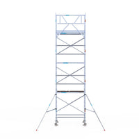 Rolsteiger Original  90x190 8,2m werkhoogte carbon vloer tegen de gevel