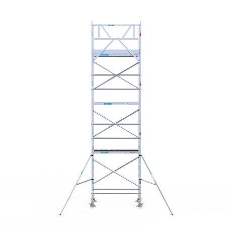 Rolsteiger Original  90x190 8,2m werkhoogte carbon vloer tegen de gevel