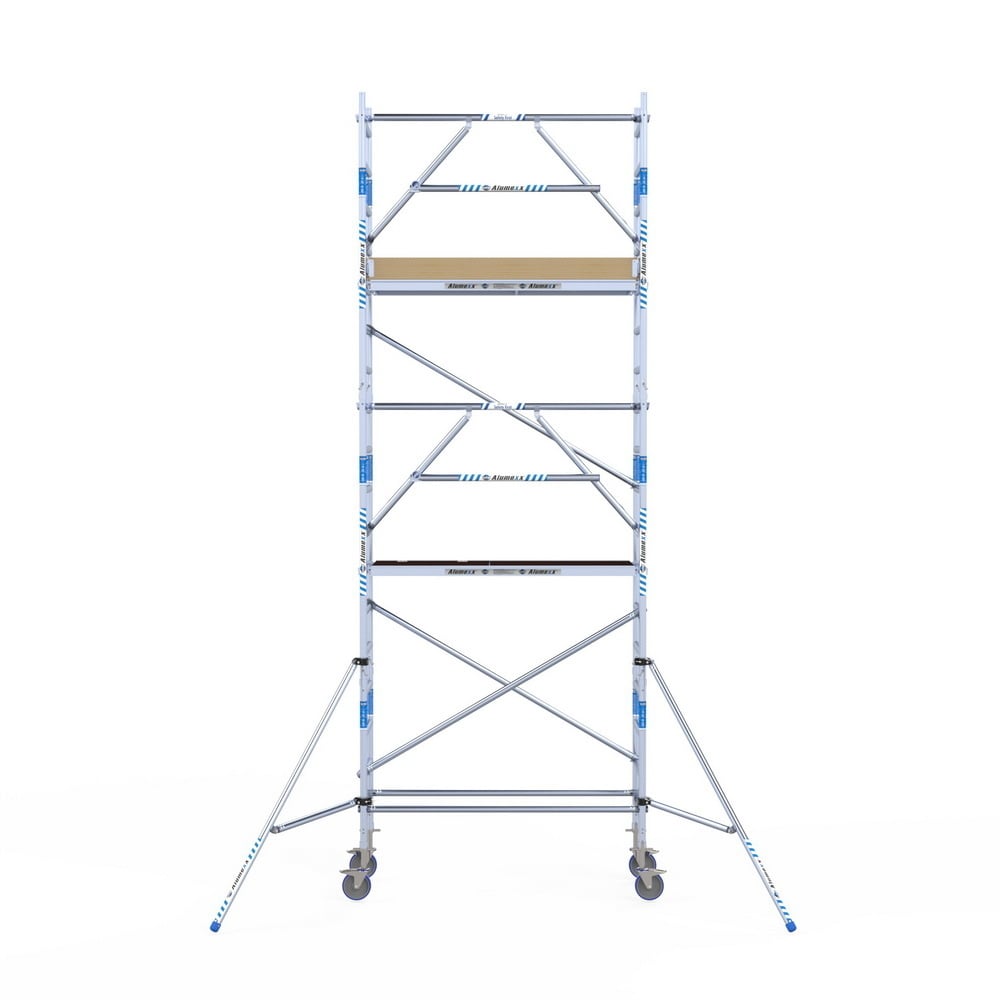 Rolsteiger Alumexx Extra 75x190 6,2m werkhoogte tegen de gevel