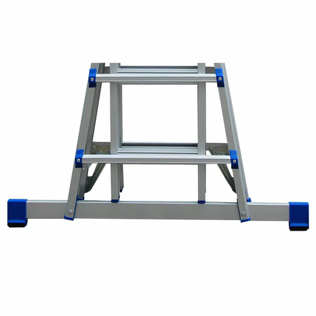 Vouwladder telescopisch 4x4 Silver