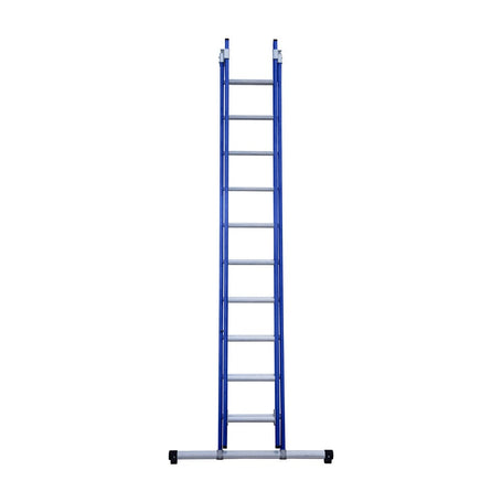 Eurostairs Reform ladder dubbel recht 2x10 sporten BLAUW