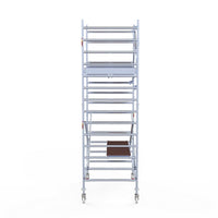 Rolsteiger Original  135x190 5,2m werkhoogte carbon vloer tegen de gevel