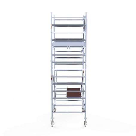 Rolsteiger Original  135x190 5,2m werkhoogte carbon vloer tegen de gevel