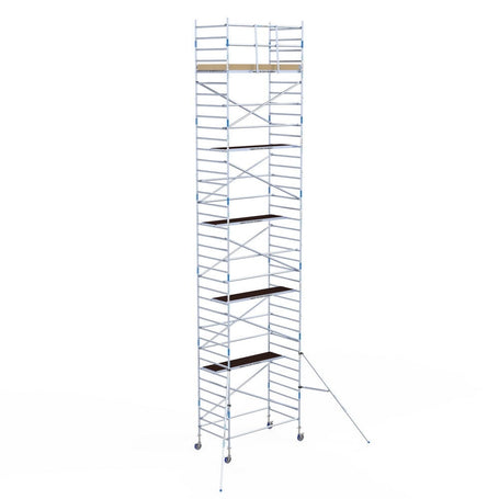 Rolsteiger Alumexx Light 135x250 12,2m werkhoogte tegen de gevel