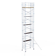 Rolsteiger Alumexx Light 135x250 12,2m werkhoogte tegen de gevel