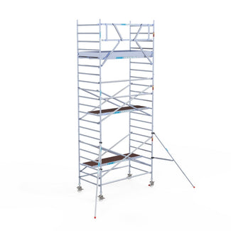 Rolsteiger Original  135x250 7,2m werkhoogte carbon vloer tegen de gevel
