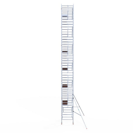 Rolsteiger Professional 135x190 14,2m werkhoogte carbon vloer tegen de gevel