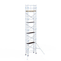 Rolsteiger Alumexx Light 75x190 10,2m werkhoogte tegen de gevel