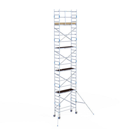 Rolsteiger Alumexx Light 75x190 10,2m werkhoogte tegen de gevel