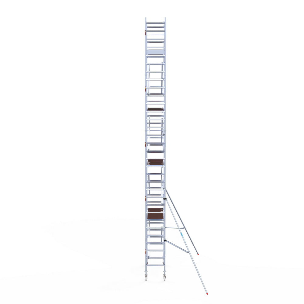 Rolsteiger Original  75x190 10,2m werkhoogte carbon vloer tegen de gevel