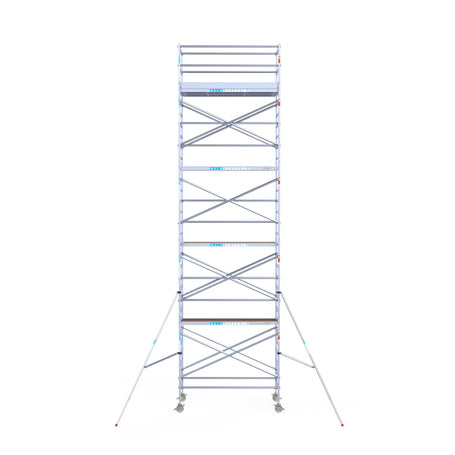 Steigeraanhanger afsluitbaar 250 + Rolsteiger Standaard 135x250 10,2m werkhoogte carbon vloer