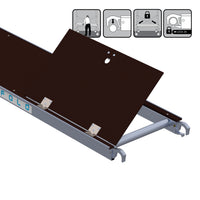 Rolsteiger Basic 75x250 4,2m werkhoogte tegen de gevel