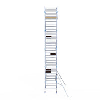 Rolsteiger Alumexx Light 135x190 10,2m werkhoogte tegen de gevel