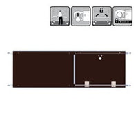 Houten panelen voor steigerplatforms (190cm) Met luik - Los verkrijgbaar