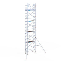 Rolsteiger Original  75x190 10,2m werkhoogte carbon vloer tegen de gevel