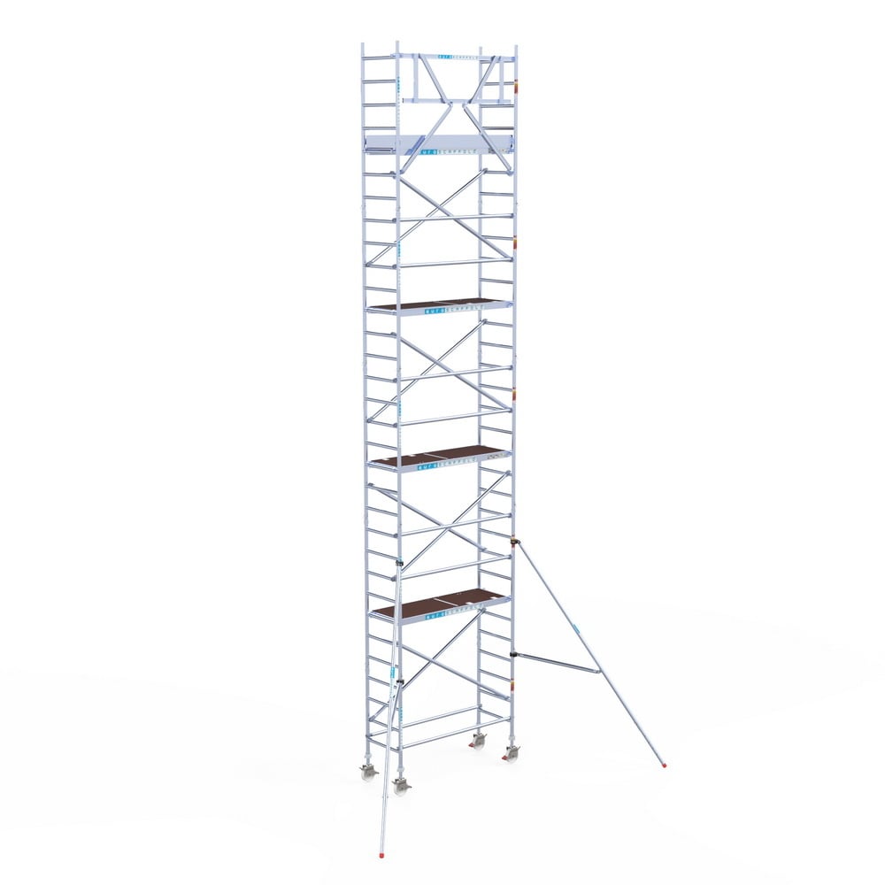 Rolsteiger Original  75x190 10,2m werkhoogte carbon vloer tegen de gevel