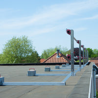 Dakrandbeveiliging SGS Prime 6 mtr complete set plat dak