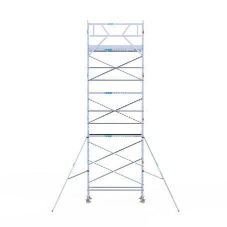 Rolsteiger Original  75x250 9,2m werkhoogte carbon vloer tegen de gevel
