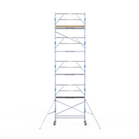 Rolsteiger Alumexx Extra 90x250 10,2m werkhoogte tegen de gevel