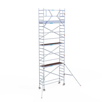 Rolsteiger Original  75x250 8,2m werkhoogte carbon vloer tegen de gevel