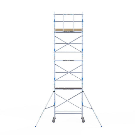 Rolsteiger Alumexx Light 90x190 8,2m werkhoogte tegen de gevel