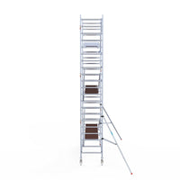 Rolsteiger Original  90x305 7,2m werkhoogte carbon vloer tegen de gevel
