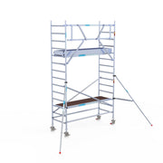 Rolsteiger Original  90x250 5,2m werkhoogte carbon vloer tegen de gevel