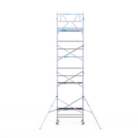 Rolsteiger Original  90x190 9,2m werkhoogte carbon vloer tegen de gevel