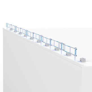 SGS Dakrandbeveiliging Slim 27 mtr complete set plat dak
