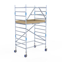 Rolsteiger Alumexx Extra 135x190 4,2m werkhoogte tegen de gevel