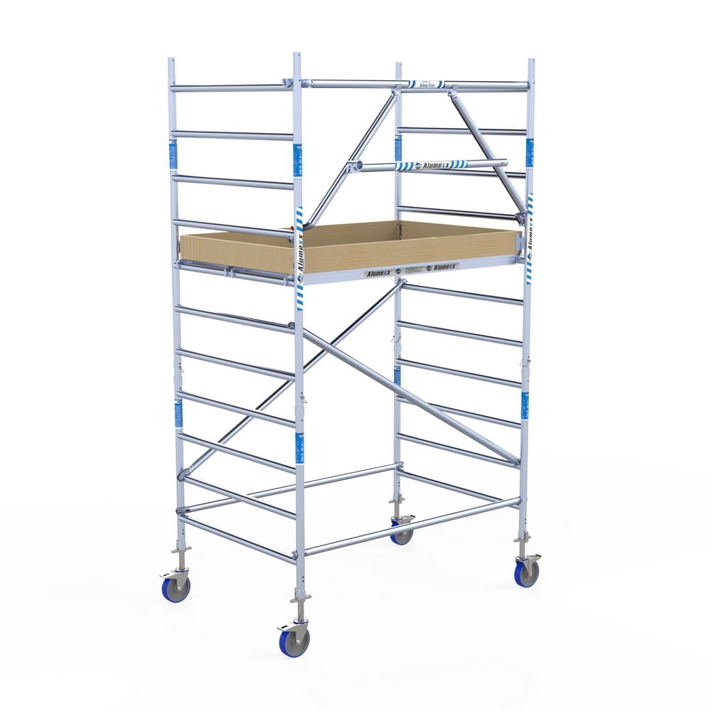 Rolsteiger Alumexx Extra 135x190 4,2m werkhoogte tegen de gevel