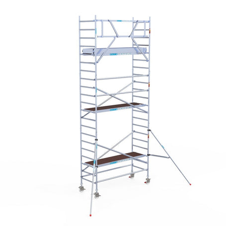 Rolsteiger Original  90x250 7,2m werkhoogte carbon vloer tegen de gevel