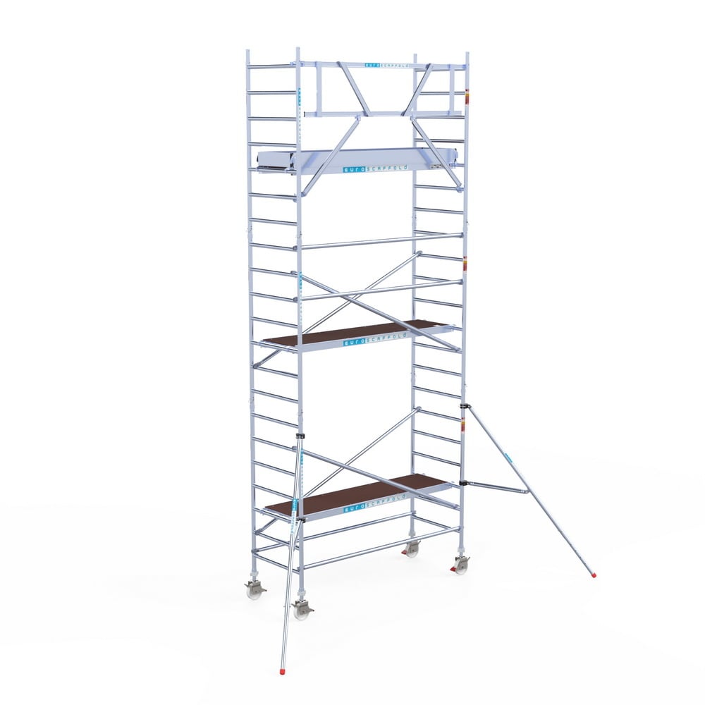 Rolsteiger Original  90x250 7,2m werkhoogte carbon vloer tegen de gevel