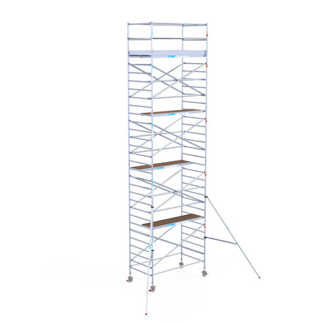 Steigeraanhanger afsluitbaar 250 + Rolsteiger Standaard 135x250 10,2m werkhoogte carbon vloer