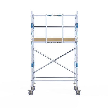Rolsteiger Alumexx Light 90x190 4,2m werkhoogte tegen de gevel