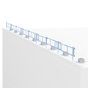 SGS Dakrandbeveiliging Slim 24 mtr complete set plat dak