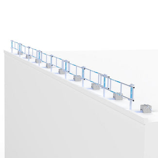 SGS Dakrandbeveiliging Slim 24 mtr complete set plat dak