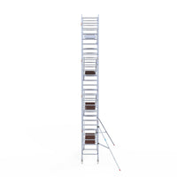 Rolsteiger Original  90x250 9,2m werkhoogte carbon vloer tegen de gevel