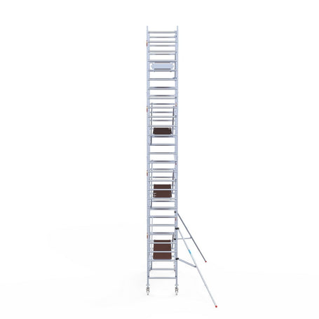 Rolsteiger Original  90x250 9,2m werkhoogte carbon vloer tegen de gevel
