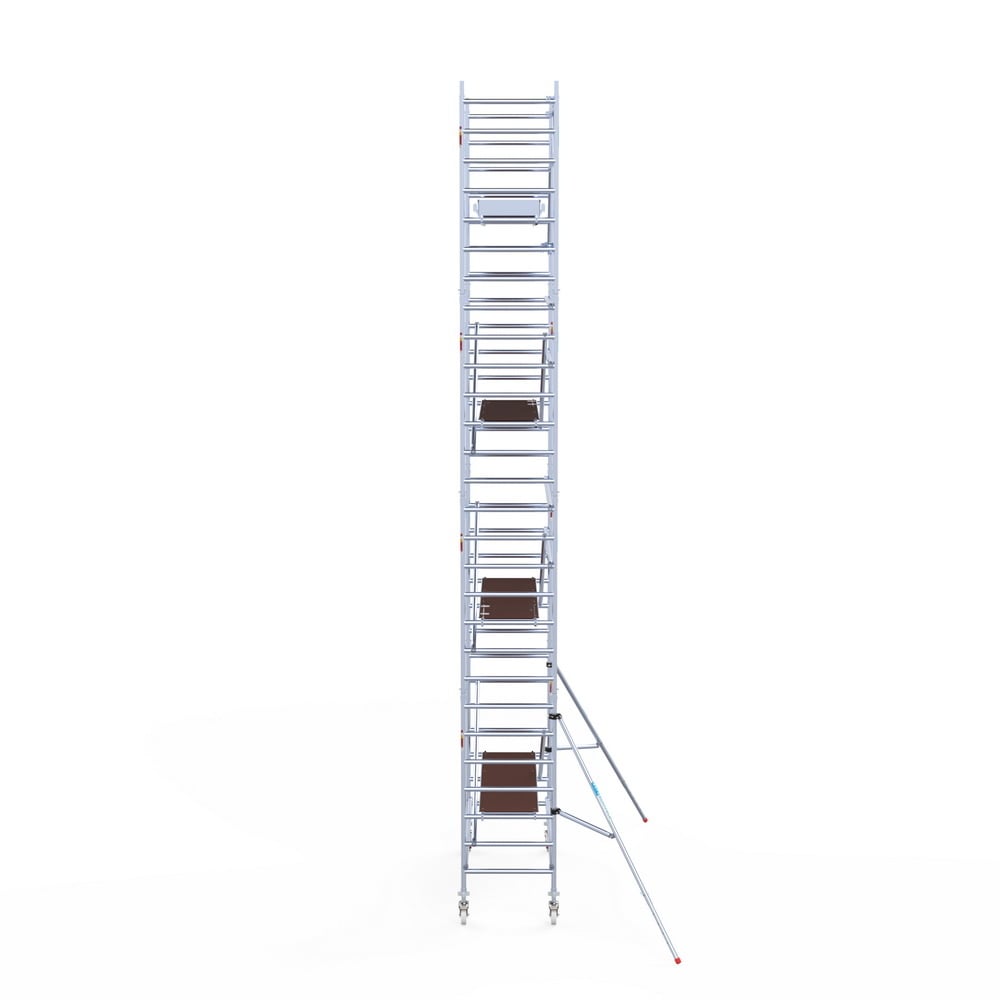Rolsteiger Original  90x250 9,2m werkhoogte carbon vloer tegen de gevel