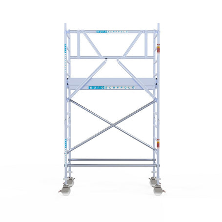Rolsteiger Professional 90x190 4,2m werkhoogte carbon vloer tegen de gevel