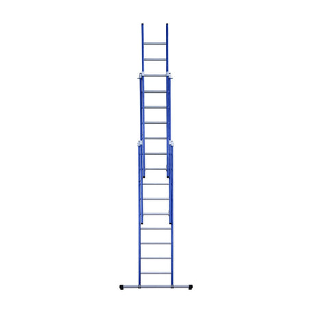 Eurostairs Reform ladder driedubbel recht 3x9 sporten BLAUW