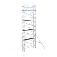 Rolsteiger Original  75x305 10,2m werkhoogte carbon vloer tegen de gevel