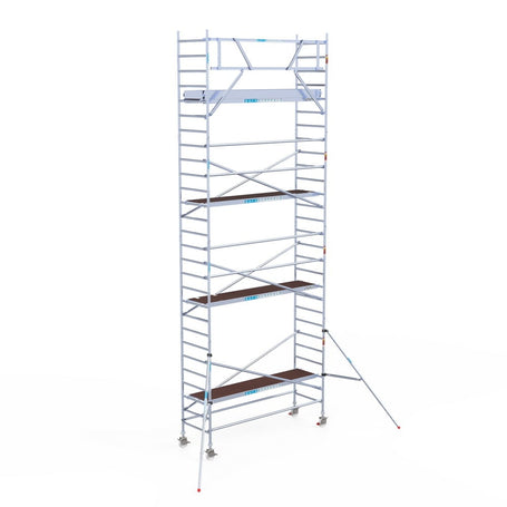 Rolsteiger Original  90x305 9,2m werkhoogte carbon vloer tegen de gevel