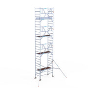 Rolsteiger Professional 90x190 9,2m werkhoogte carbon vloer tegen de gevel