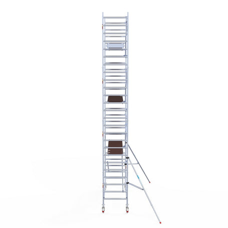 Rolsteiger Professional 90x305 8,2m werkhoogte carbon vloer tegen de gevel